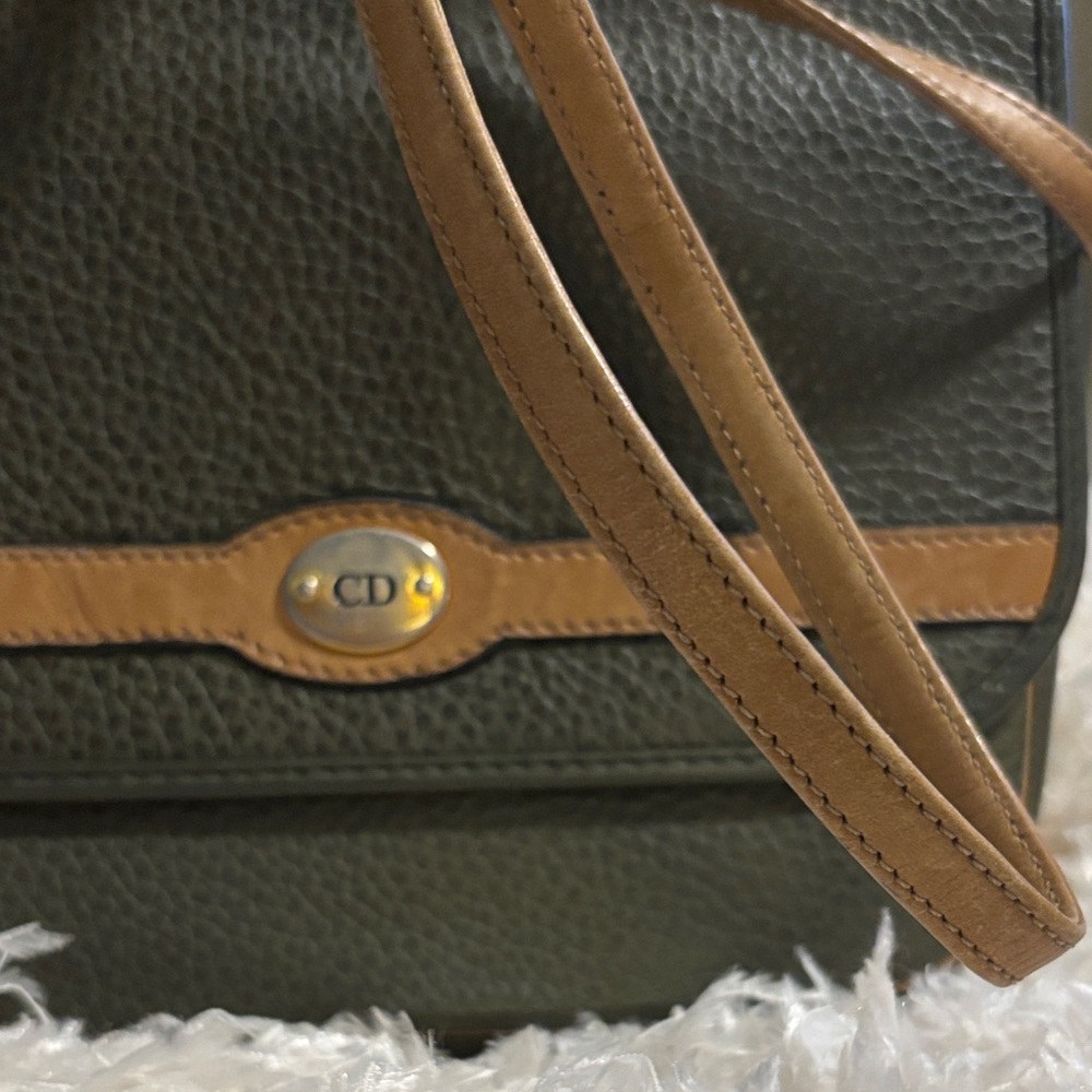 Christian Dior Vintage Pebbled Leather Flap Crossbody Bag - Picture 5 of 16